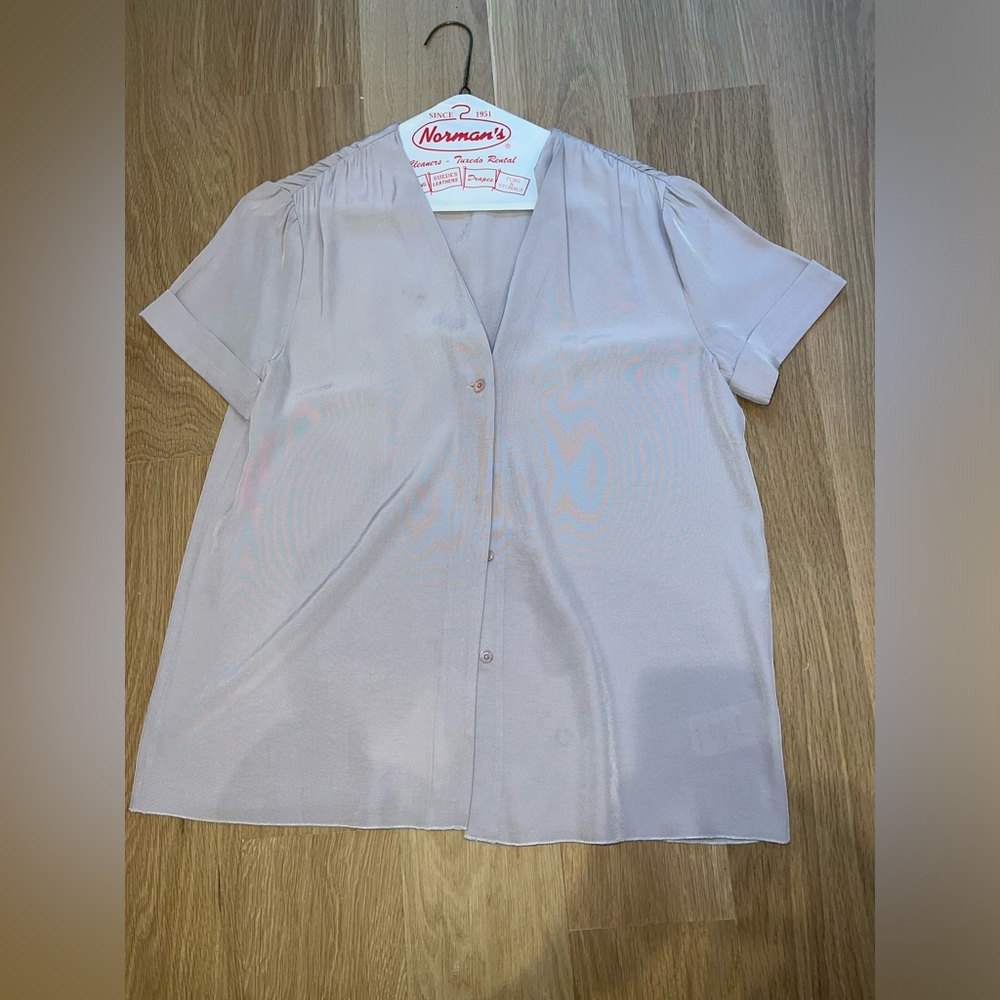 Aritzia Wilfred Top light purple size XS